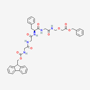 Chemical structure of Fmoc-Gly-Gly-Phe-Gly-CH2-O-CH2-Cbz