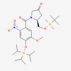 Chemical structure of Tesirine intermediate-1