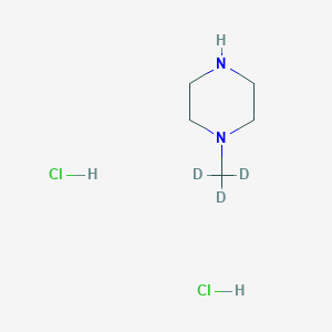 Chemical structure of N-Methylpiperazine-d3 hydrochloride