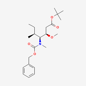 Chemical structure of Monomethyl auristatin E intermediate-9