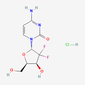 Chemical structure of 1'-epi Gemcitabine hydrochloride