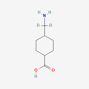 Chemical structure of Tranexamic acid-d2