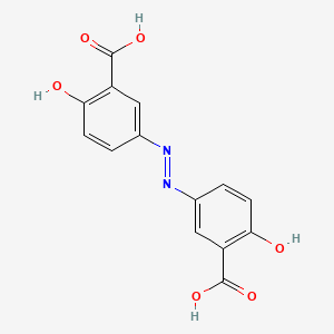 Chemical structure of Olsalazine