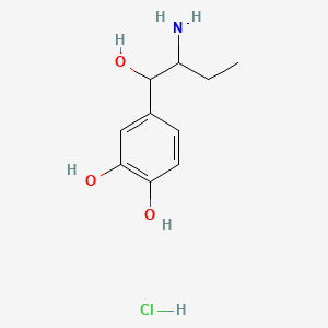 Chemical structure of Ethylnorepinephrine hydrochloride