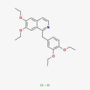 Chemical structure of Ethaverine hydrochloride