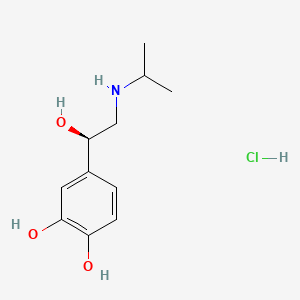 Chemical structure of Levisoprenaline hydrochloride