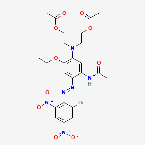 Chemical structure of C·I· Disperse blue 79