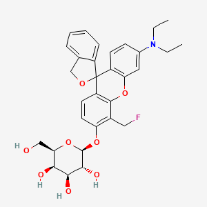 Chemical structure of SPiDER-βGal-1