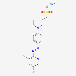 Chemical structure of 3,5-DiBr-PAESA sodium