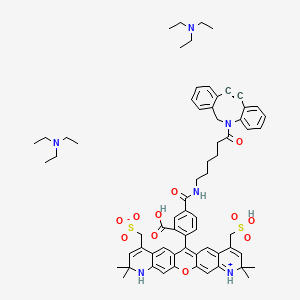 Chemical structure of AF 568 DBCO