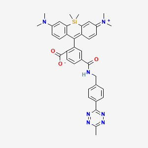 Chemical structure of SiR-Me-tetrazine
