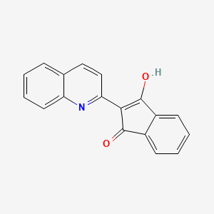 Chemical structure of Quinophthalone