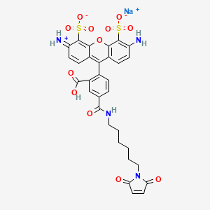 Chemical structure of AF 488 maleimide
