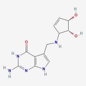 Chemical structure of Queuine dihydrochloride