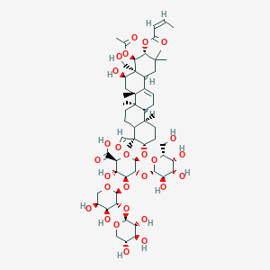 Chemical structure of Theasaponin E1