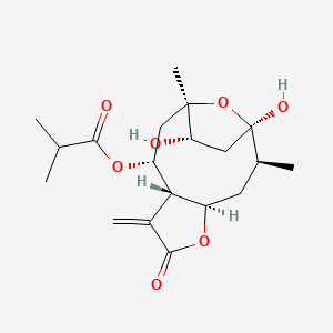 Chemical structure of Tagitinin A