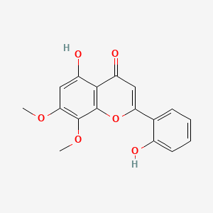 Chemical structure of Skullcapflavone I