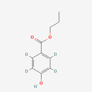 Chemical structure of Propylparaben-d4