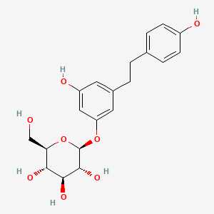 Chemical structure of Dihydroresveratrol 3-O-glucoside
