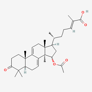 Chemical structure of Ganoderic acid T-Q