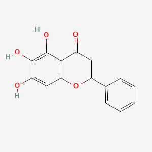 Chemical structure of Dihydrobaicalein