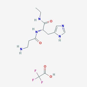 Chemical structure of Cyclo(Arg-Pro) TFA