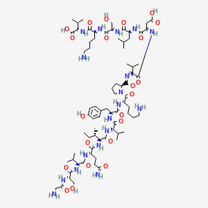 Chemical structure of VPM-p15