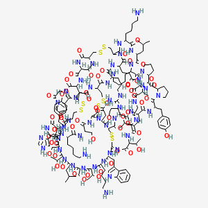 Chemical structure of Obtustatin triacetate