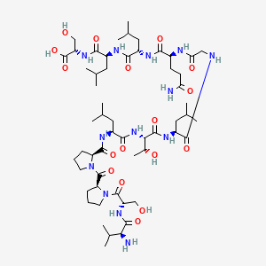 Chemical structure of VSPPLTLGQLLS