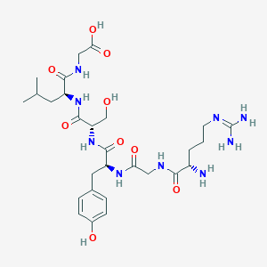 Chemical structure of Arg-Gly-Tyr-Ser-Leu-Gly