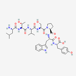 Chemical structure of ErbB-2-binding peptide