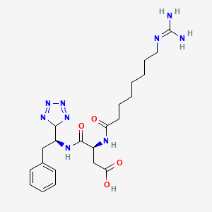 Chemical structure of Arg-Arg-AMC acetate