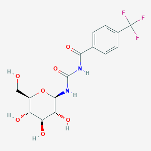 Chemical structure of β-Asp-Phe TFA
