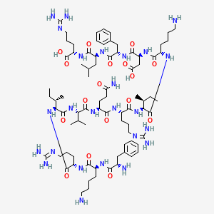 Chemical structure of LL-37 FK-13 TFA