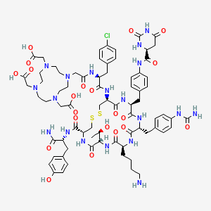 Chemical structure of DOTA-JR11