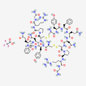 Chemical structure of Vasopressin Dimer (parallel) (TFA)