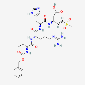 Chemical structure of cRGDfK-thioacetyl ester TFA