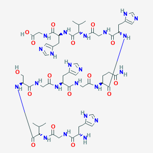 Chemical structure of Alloferon
