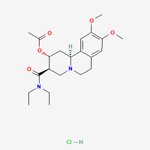 Chemical structure of Benzquinamide hydrochloride