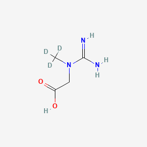Chemical structure of Creatine-d3
