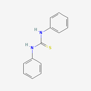 Chemical structure of Diphenylthiourea