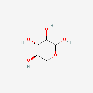 Chemical structure of D-Ribose(mixture of isomers)-13C5