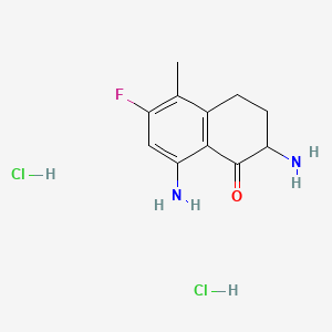 Chemical structure of Exatecan Intermediate 4 dihydrochloride