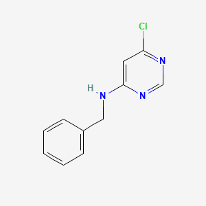 Chemical structure of N-Benzyl-6-chloropyrimidin-4-amine