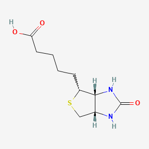 Chemical structure of L-Biotin