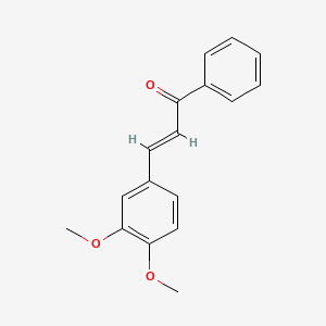 Chemical structure of 3,4-Dimethoxychalcone
