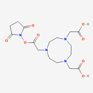 Chemical structure of NOTA-NHS ester