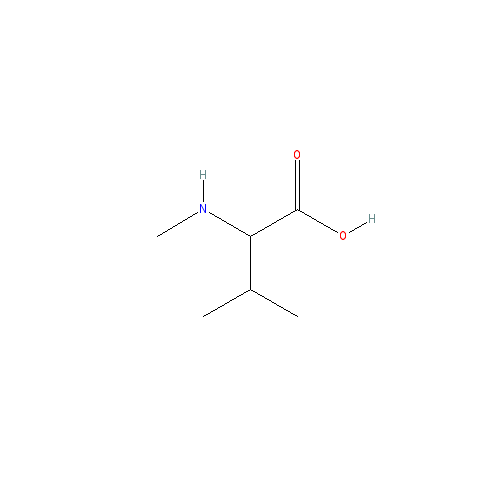 Chemical structure of N-Methyl-DL-valine hydrochloride