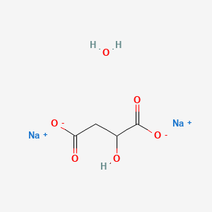Chemical structure of Malic acid disodium hydrate