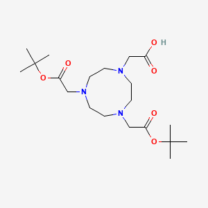 Chemical structure of NOTA-bis(tBu)ester